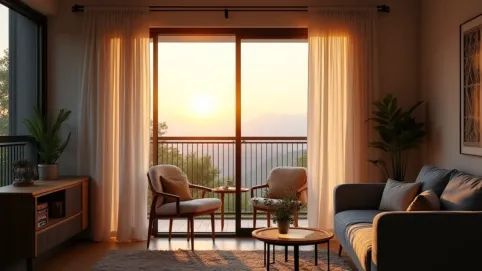 Jak zamontować zasłony na balkonie bez wiercenia