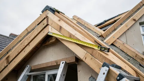 jak zmierzyć dach dwuspadowy