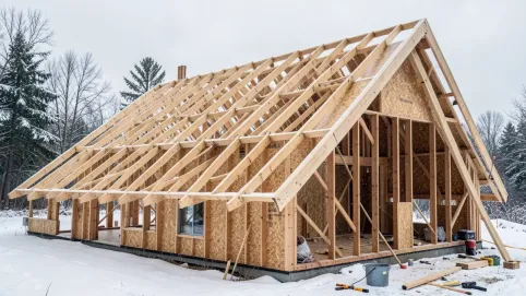 jak zrobić dach dwuspadowy krok po kroku