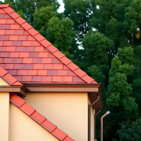 Jaka elewacja do ceglastego dachu