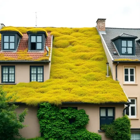 Jaka elewacja do zielonego dachu