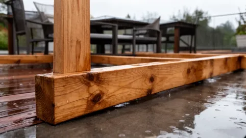 jaka grubość legarów pod taras