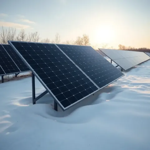 Jaki kąt nachylenia paneli fotowoltaicznych zimą