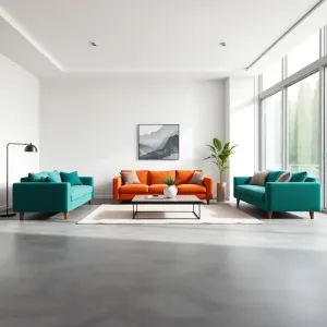 Jaki kolor kanapy do szarej podłogi