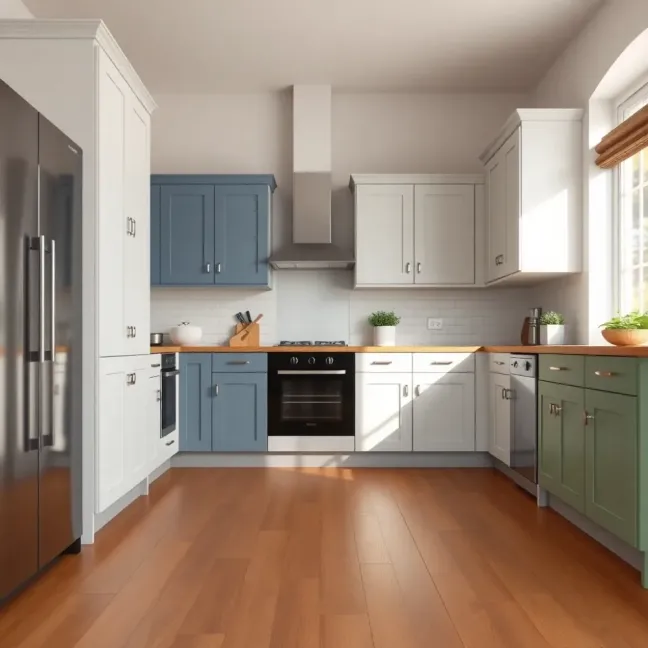 Jaki kolor mebli kuchennych do drewnianej podłogi