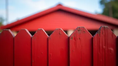 Jaki kolor ogrodzenia do czerwonego dachu