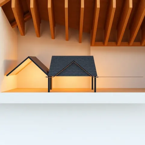 Jaki spadek dachu na 4 metrach