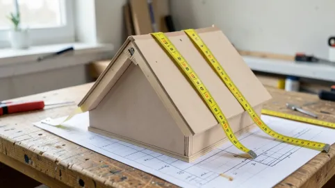 Kalkulator powierzchni dachu dwuspadowego