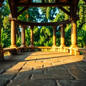 Kamień na podłogę do altany