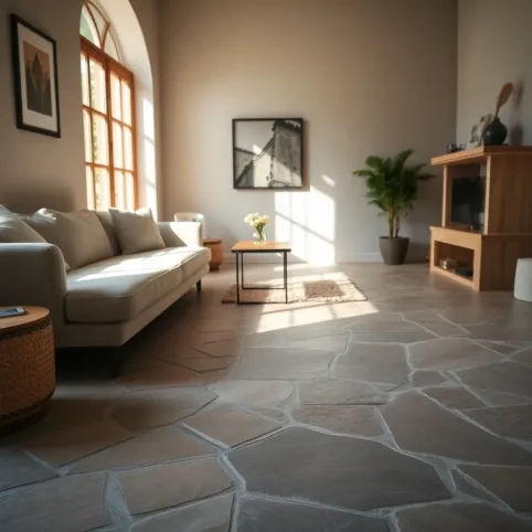 Kamień na podłogę do salonu
