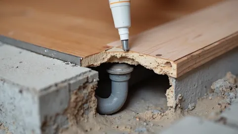 Klejenie profili do posadzki