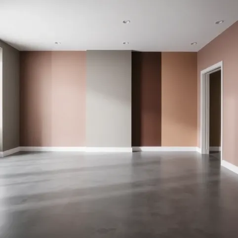 Kolor ścian do szarej podłogi