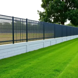 Kompletne ogrodzenie panelowe z podmurówką