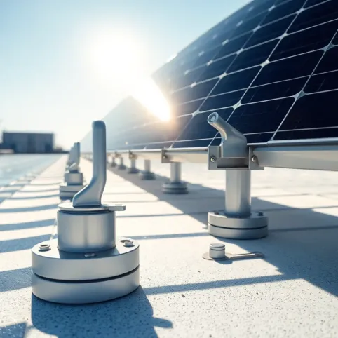 Konstrukcja pod panele fotowoltaiczne dach płaski cena