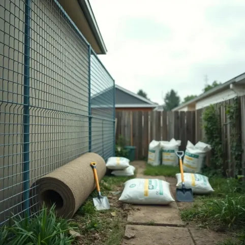 Koszt budowy ogrodzenia z siatki
