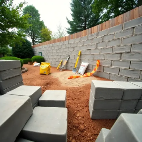 Koszt ogrodzenia z bloczków betonowych