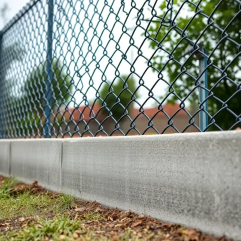 Koszt ogrodzenia z siatki z podmurówką