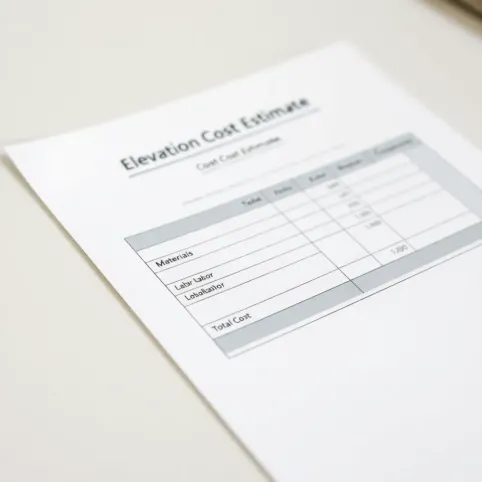 Kosztorys elewacji wzór