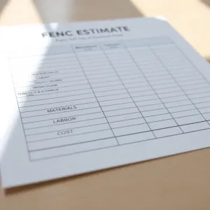 Kosztorys ogrodzenia wzór