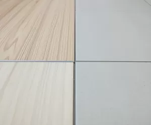 Łączenie paneli z płytkami silikonem