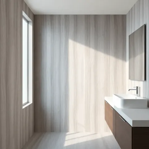 Laminowane panele ścienne do łazienki