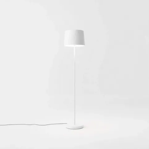 Lampa podłogowa biała nowoczesna