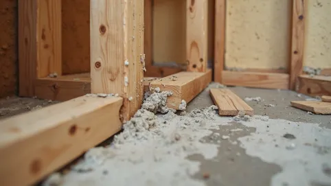 Legary na stropie betonowym