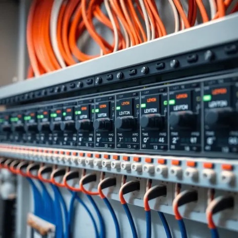 leviton lighting control relay panel