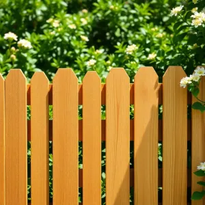 Listwy drewniane do ogrodzenia panelowego