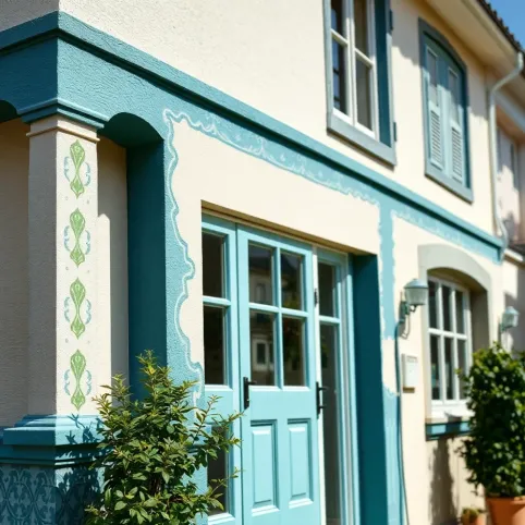 Malowanie elewacji domu wzory