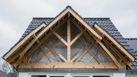 mały dach dwuspadowy konstrukcja