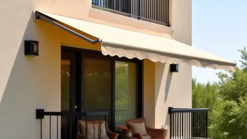 markiza balkonowa bez wiercenia