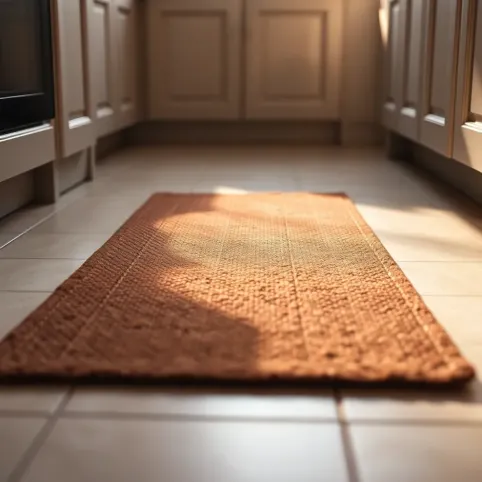 Mata do kuchni na podłogę