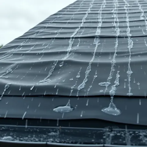 Membrana dachowa a deszcz
