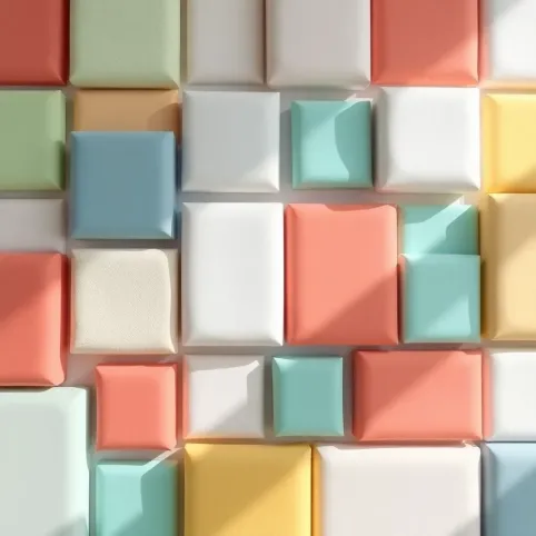 Miękkie panele ścienne dla dzieci