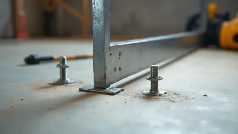 Mocowanie balustrady do posadzki