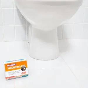 Mocowanie muszli klozetowej do podłogi bez wiercenia