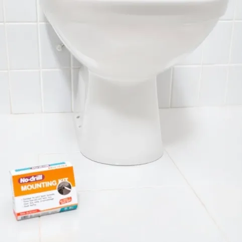 Mocowanie muszli klozetowej do podłogi bez wiercenia