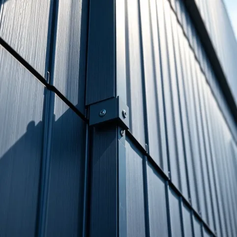 Montaż blachy na rąbek na elewacji