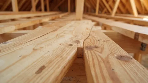 Montaż deski podłogowej na legarach