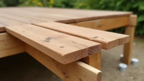 Montaż deski tarasowej na legarach cena