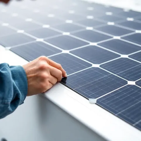 Montaż elastycznych paneli fotowoltaicznych