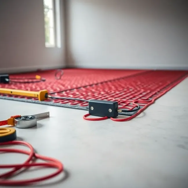 Montaż elektrycznego ogrzewania podłogowego