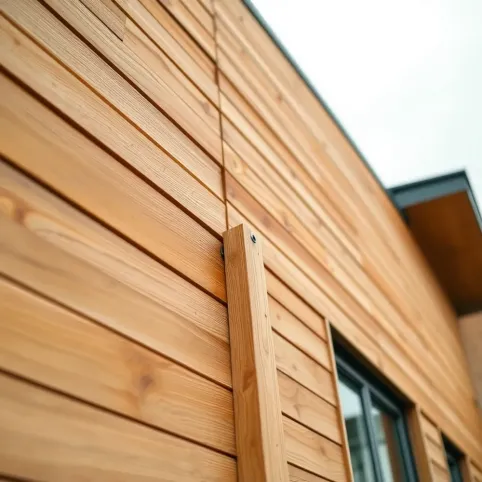 Montaż elewacji drewnianej