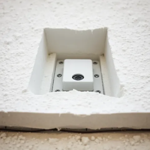 Montaż kamery na elewacji puszka