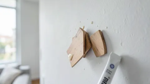 Montaż lameli na klej