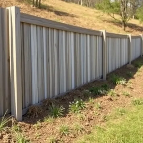 Montaż ogrodzenia panelowego na pochyłym terenie