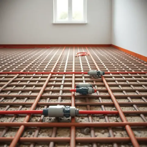 montaż ogrzewania podłogowego