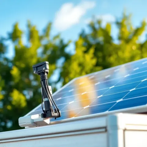 Montaż paneli fotowoltaicznych na busie