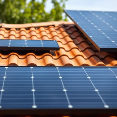 Montaż paneli fotowoltaicznych na dachówce ceramicznej